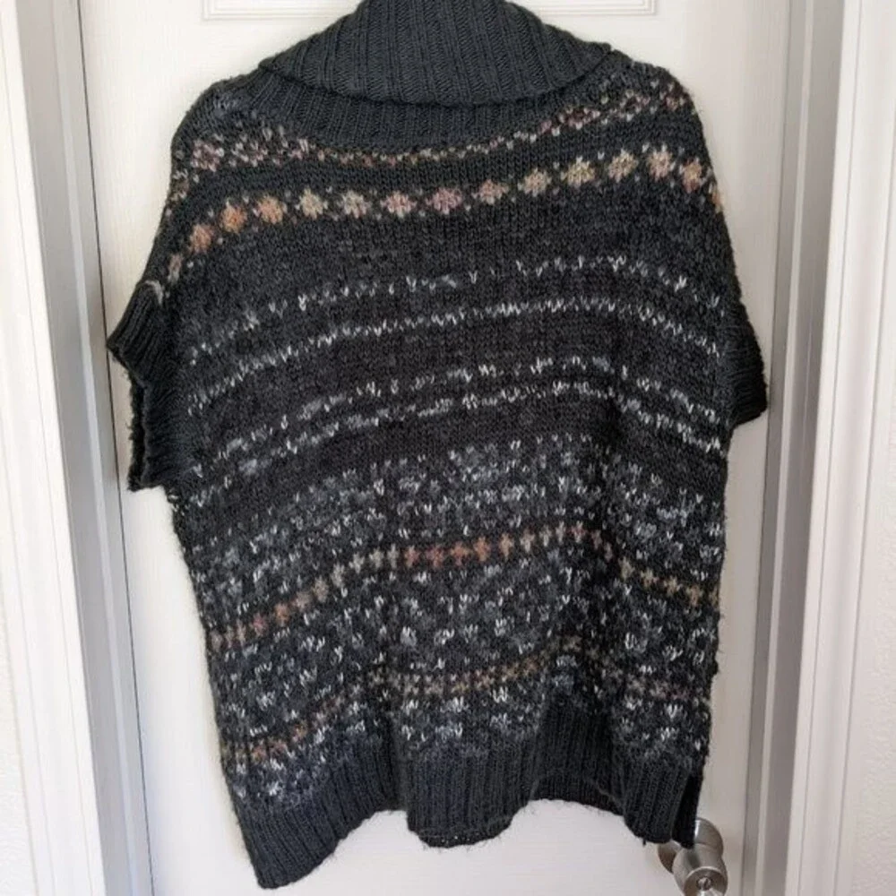Free People Fair Isle Snow Bunny Sweater Small